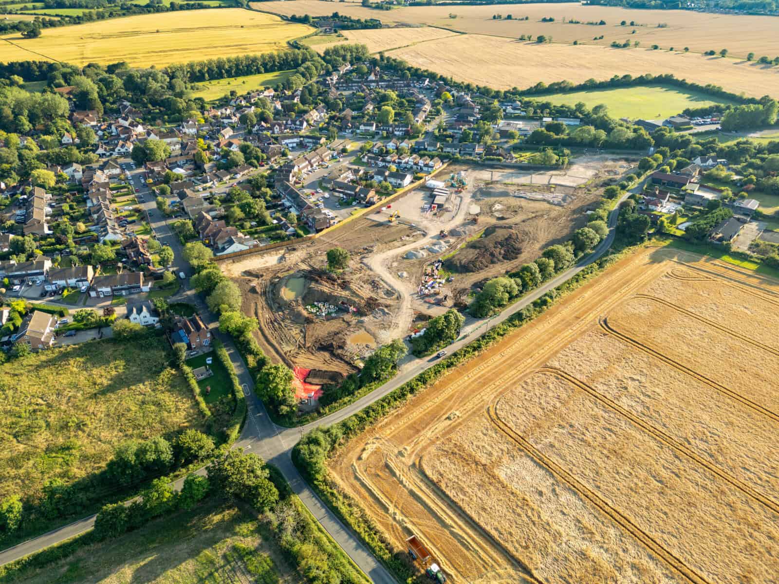 Stalled housing development