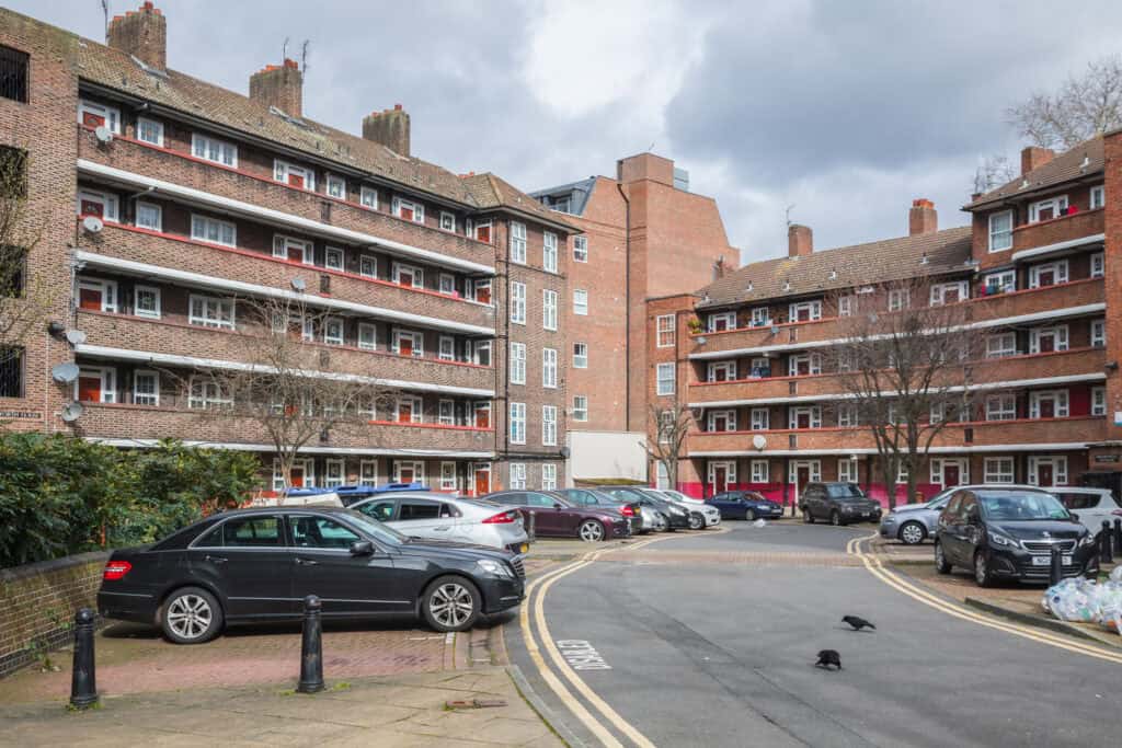 London residential buildings illustrating the urban context for a Sequential Test planning case study.